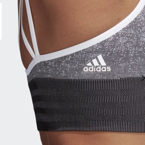 Adidas Womens All Me Primeknit Sports Bra - Picture 10 of 14